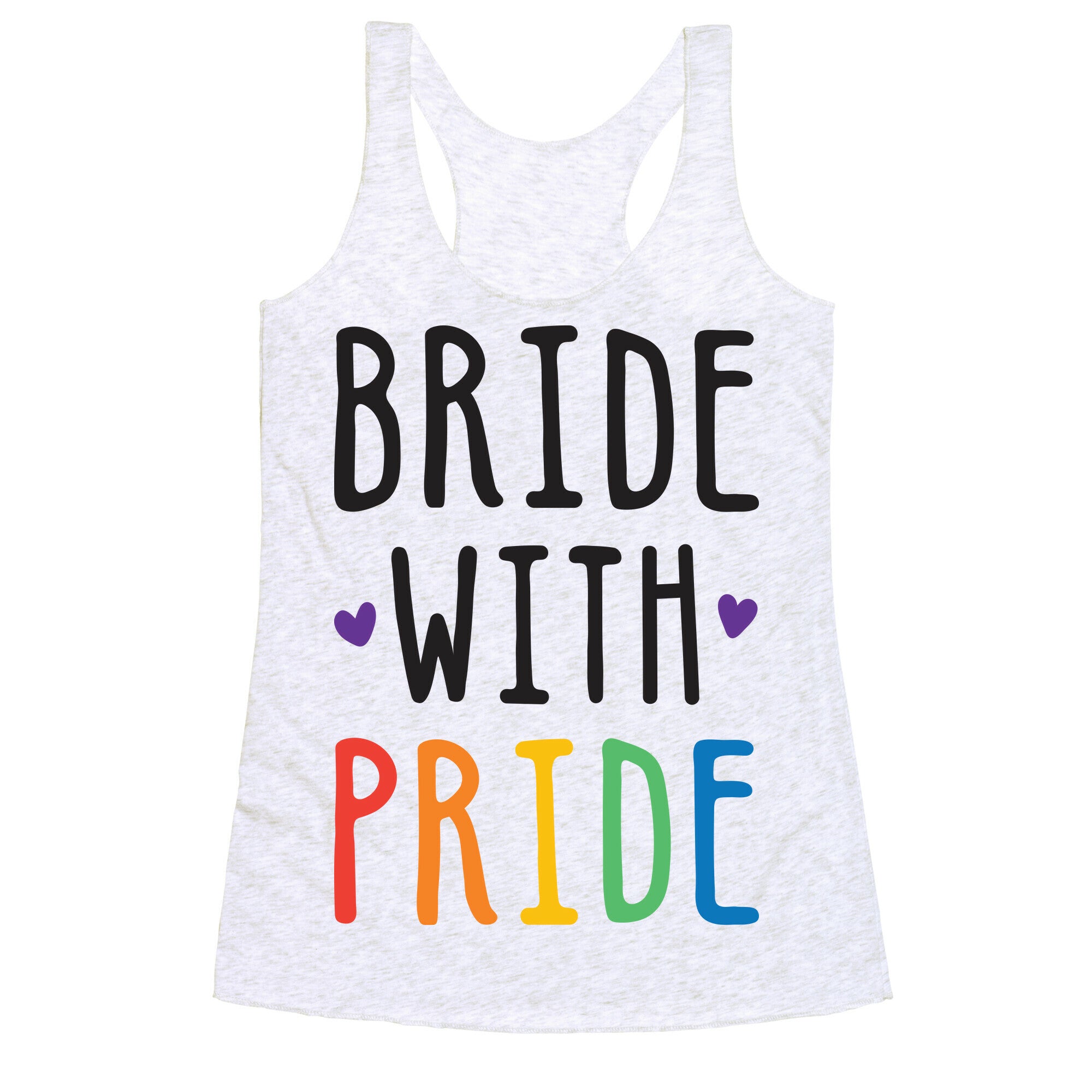 Bride With Pride Racerback Tank